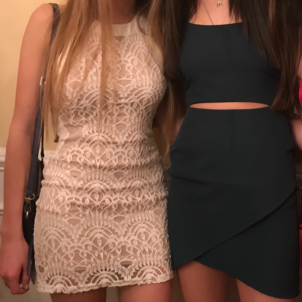 Xenia Boutique White Lace Dress